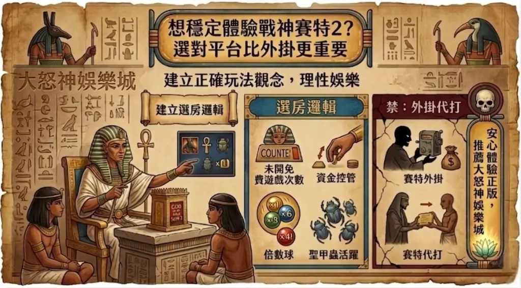 想穩定體驗戰神賽特2?選對平台比外掛更重要
