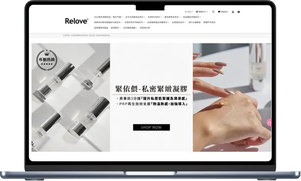 relove公司網站樣式