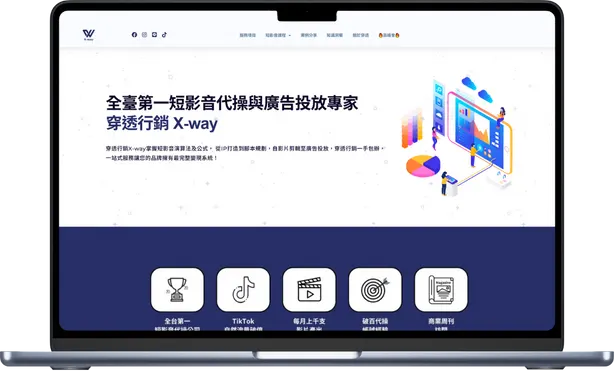 穿透行銷網站樣式