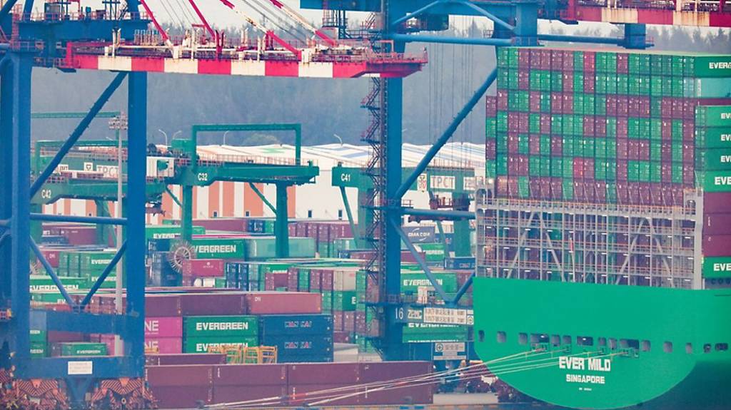 主計總處上修今年經濟成長預測至11.05%,主要是出口成長創50年來最高,是最大的貢獻。圖/本報資料照片