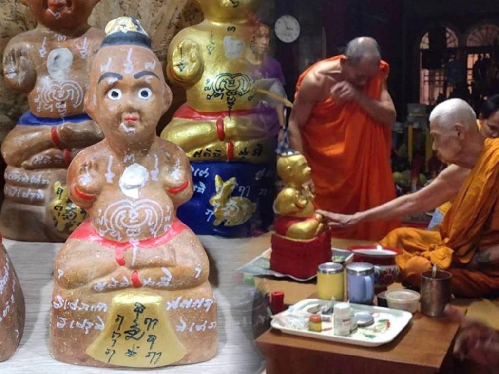 為了求人緣或桃花,近期許多國小、國中或高中女生興起供養古曼童的風潮。(資料照/周學乾提供)
