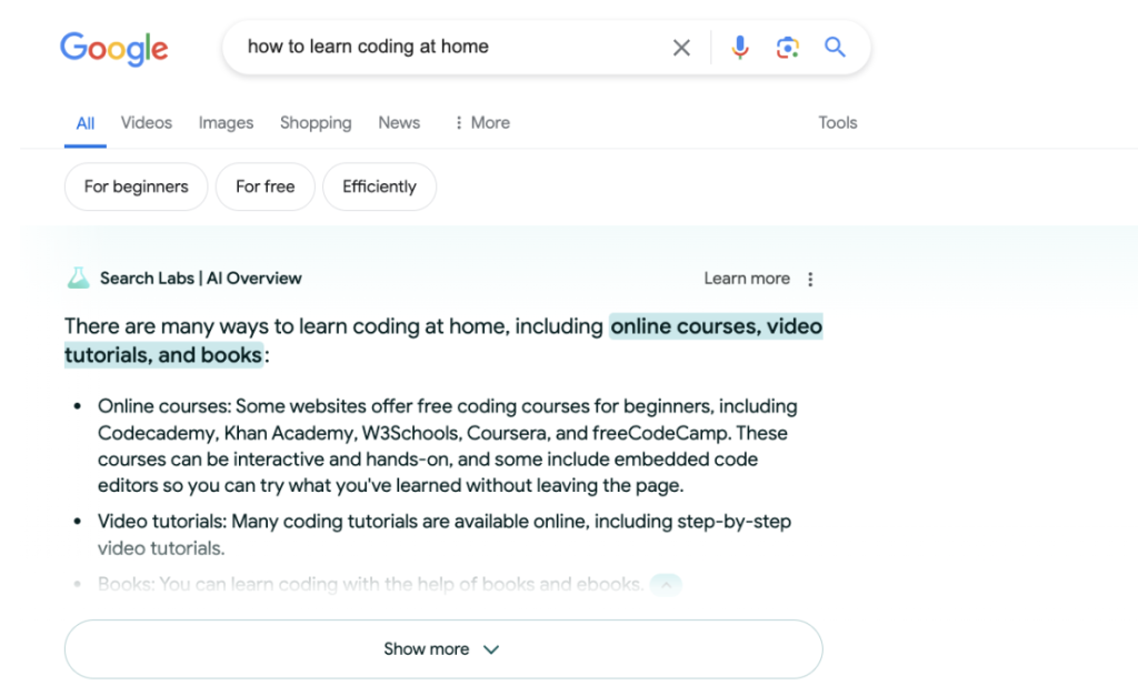AI Overviews